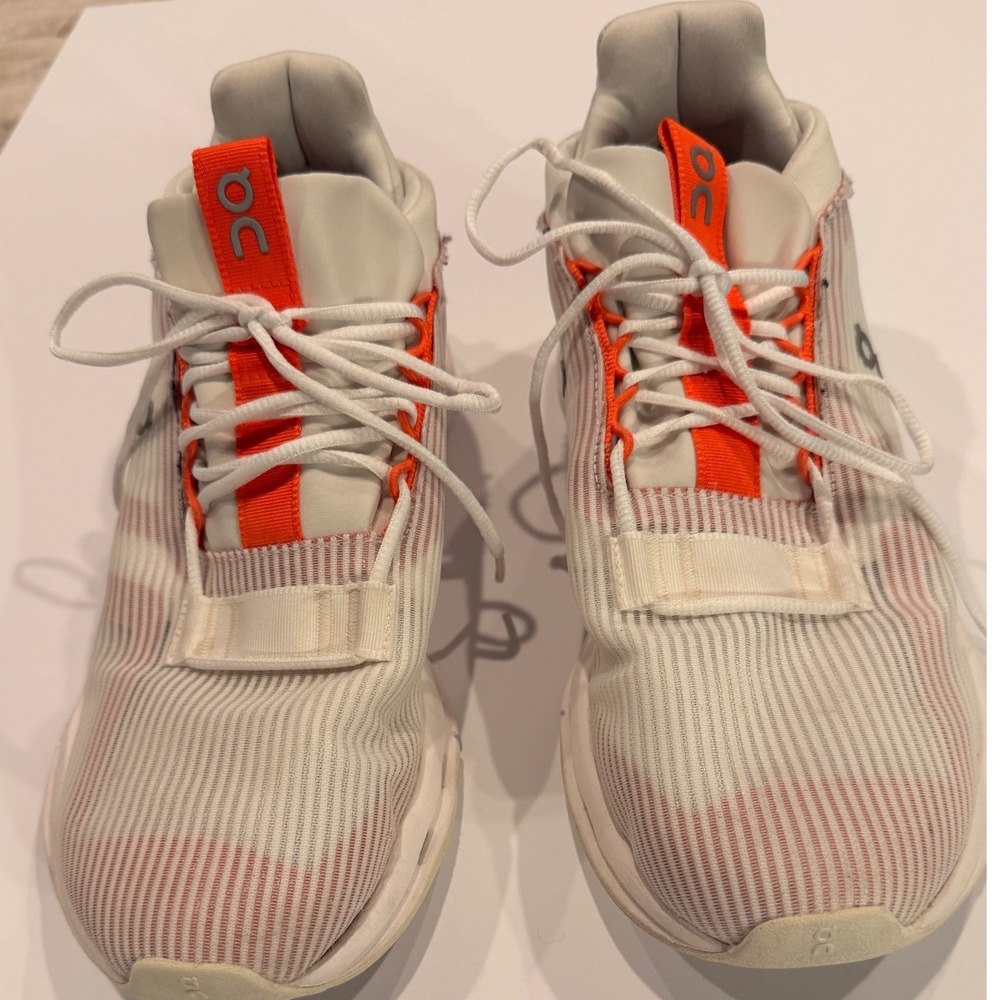 On Cloudnova Void Undyed White Flame Running Shoes 3WD12190865 Womens 9.5